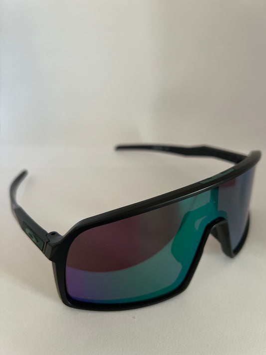 Oakley Sutro Sunglasses / Matte Black with Prizm Road Jade lens